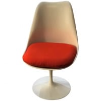Chaise Tulipe, Tulip Chair, Saarinen and Knoll, Pivotante
