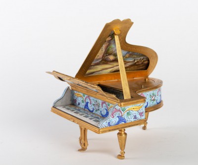 Piano miniature boite à musique époque Napoléon III 19e siècle|||||||||