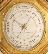 A 1st Empire Period (1804 - 1815) Barometer.