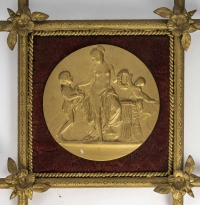 Une Série De Quatre Plaques En Bronze Doré &quot;les Saisons&quot;, Fin XIXè Siècle