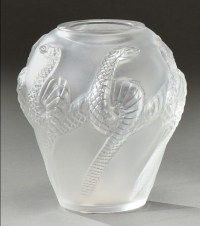 Cristal Lalique :Vase &quot;Serpent&quot;