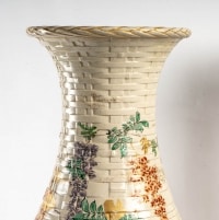 Paire de vase en céramique du Japon époque Meiji