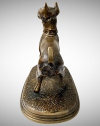 Sculpture - Chienne à La Balle Par Pierre - Jules Mène (1810 – 1879) - Bronze