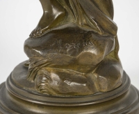 Sculpture en Bronze Signé Moreau, Epoque Napoléon III, XIXème Siècle.
