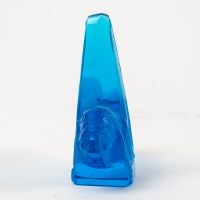 Cachet &quot;Sauterelle&quot; verre bleu électrique de René LALIQUE