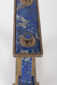 Reveil de bureau en lapis lazuli