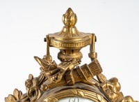 Pendule en bronze fin XVIIIème / Début XIXème