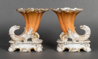 Paire de vases Rython, XIXème siècle