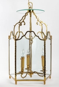 Paire de lanternes de style Louis XV.