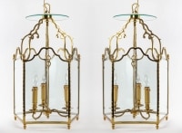 A Pair of Lanterns in Louis XV style.