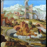 St-Jérôme dans les ruines de Rome – Pays-Bas fin 16ème siècle