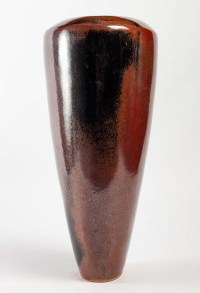 Vase ovale par Annie Fourmanoir - exposition en cours