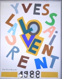 Affiche Yves Saint Laurent