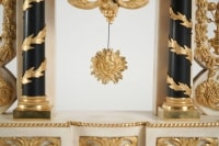 A Louis XVI period (1774 - 1793) portico clock.