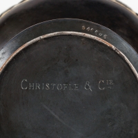 Émile-Auguste Reiber (1826-1893)  Christofle &amp; Cie Vase &quot;Archaïque Chinois&quot;
