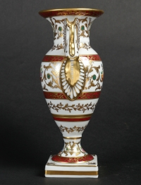 Vase Baron Jourdan rouge, Daté 1952