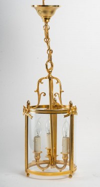 A Pair of lanterns in Louis XVI style.