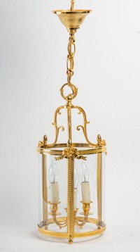 A Pair of lanterns in Louis XVI style.