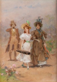 Frederik Hendrik KAEMMERER (La  Haye 1839 - Paris 1902)  peintre néerlandais