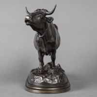 Sculpture - Vache , Isidore Bonheur (1827-1901) - Bronze