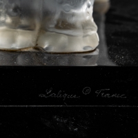 Maison Lalique, Rhinocéros &quot;Toba&quot; Sculpture En Cristal