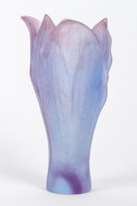 Vase Daum, XXème siècle, pâte de verre