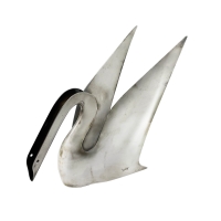 GIO PONTI (1891 - 1979): Swan in sterling silver