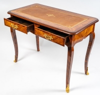A Napoleon III Period (1851 - 1870) Desk in Louis XV Style.