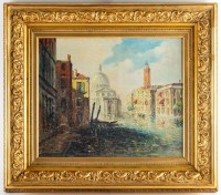 Huile sur toile Vue de Venise