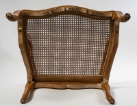 Attribué à Jean-Baptiste Cresson Grand fauteuil à fond de cannes d’époque Louis XV vers 1750