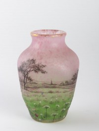 Daum Nancy : &quot;Prairie&quot; Vase