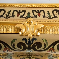 Paire de consoles murales en Boulle, XIXème siècle