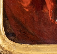 Portrait présumé de la Reine Victoria huile sur panneau vers 1849 par Henri-Guillaume Schlesinger (1814-1893)