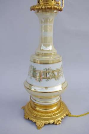 Paire de lampes en porcelaine de Paris circa 1880