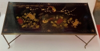 1970′ Table Basse Style Baguès Laque de Chine