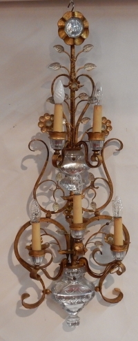 1970′ Applique Style Maison Baguès Ou Banci 5 Lampes