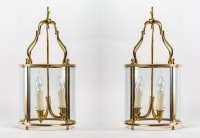 A Pair of Lanterns in Louis XVI Style.