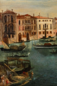 École Italienne - Basilique Santa Maria Della Salute Venise vers 1890-1910