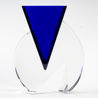 Cristallerie Baccarat Vase &quot;Vecteur&quot; par Nicolas Triboulot