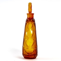 Flacon « Vers le Jour » verre ambré dégradé de René LALIQUE pour Worth.