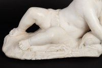 Sculpture en marbre du 19e siècle