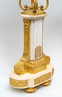 Meuble à hauteur d&#039;appui en marqueterie et bronze doré, Circa 1870.