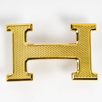 Boucle de ceinture Hermes en métal doré