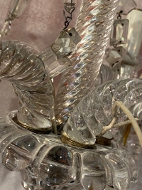 1950′ Lustre Cristal 5 Bras Baccarat