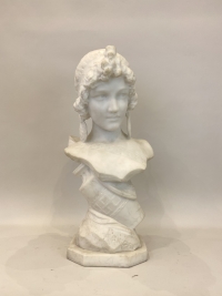 Buste de jeune femme par Isidore LOLI, Circa 1920