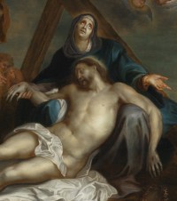 Déploration du Christ – Ecole d’Anton van Dyck 17e siècle