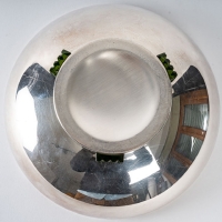 PUIFORCAT &amp; Saint Louis: Circular cup in silver-plated metal