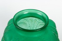 Vase « Domrémy » verre vert émeraude de René LALIQUE
