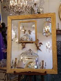 Miroir Louis XVI Ou Directoire En Bois Doré
