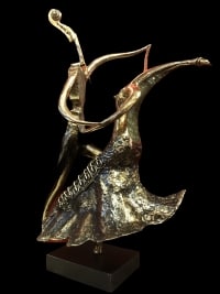 Couple de danseurs par Christian NOWACZYK Sculpture 20è siècle
